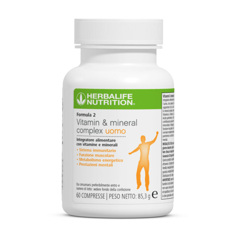 HERBALIFE - Formula 2 Vitamin & Mineral Complex Uomo 60 Compresse