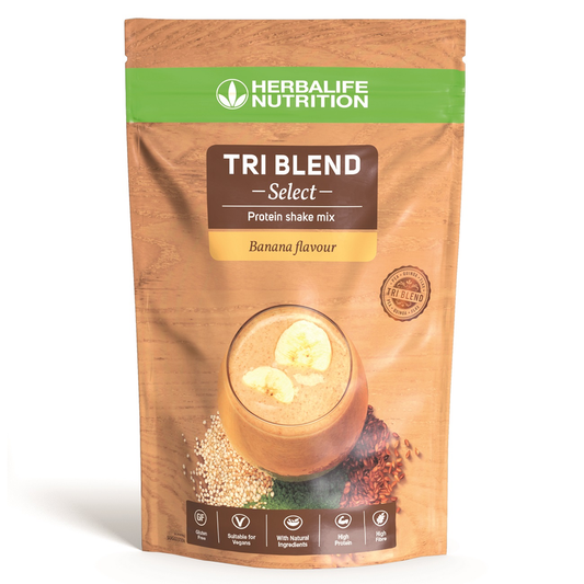 HERBALIFE - Tri Blend Select - Preparato proteico solubile in acqua Banana 600 g