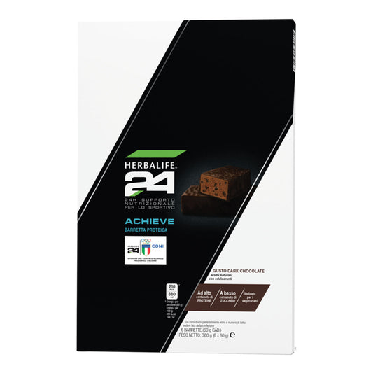 HERBALIFE - Barrette Proteiche H24 Achieve Dark Chocolate