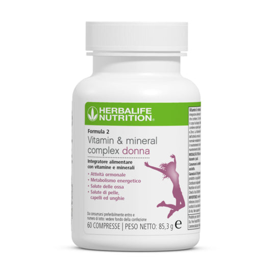 HERBALIFE - Formula 2 Vitamin & Mineral Complex Donna 60 Compresse