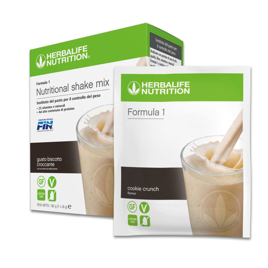 HERBALIFE - Formula 1 sostituto del pasto Biscotto Croccante 7 bustine